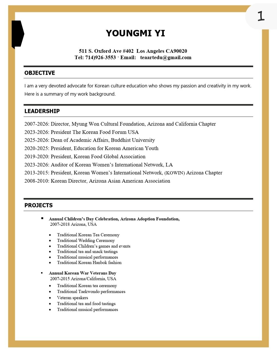 Leadership and program profile