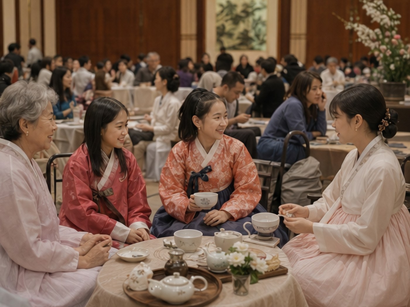 Invite Youngmi Yi for a cultural program. visual archive image