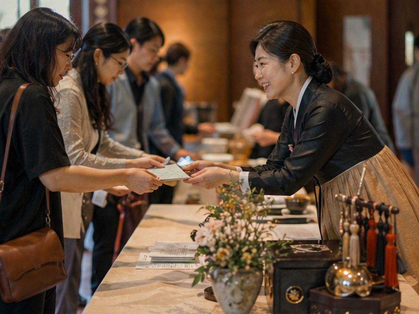 Traditional Korean wedding ceremony