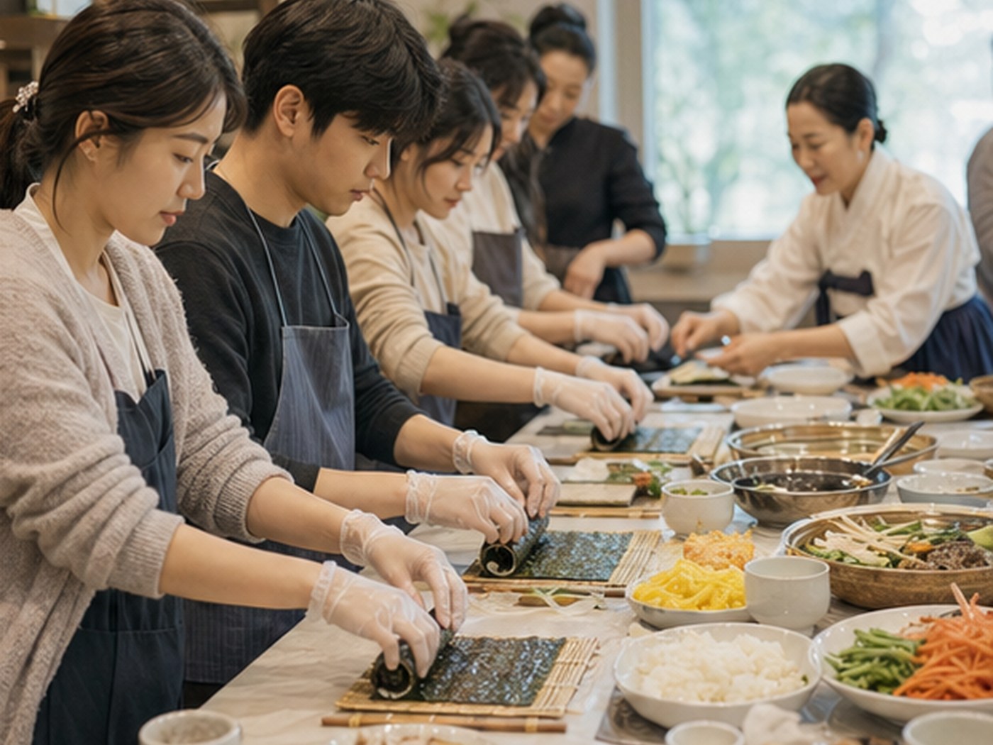 Tea & Da-sik 예식 with 한복